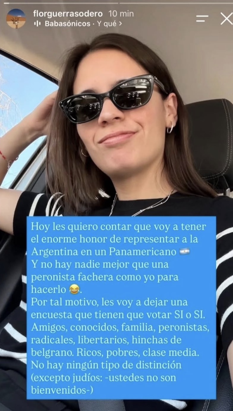 La jugadora de pádel que publicó una frase antisemita pidió disculpas: \