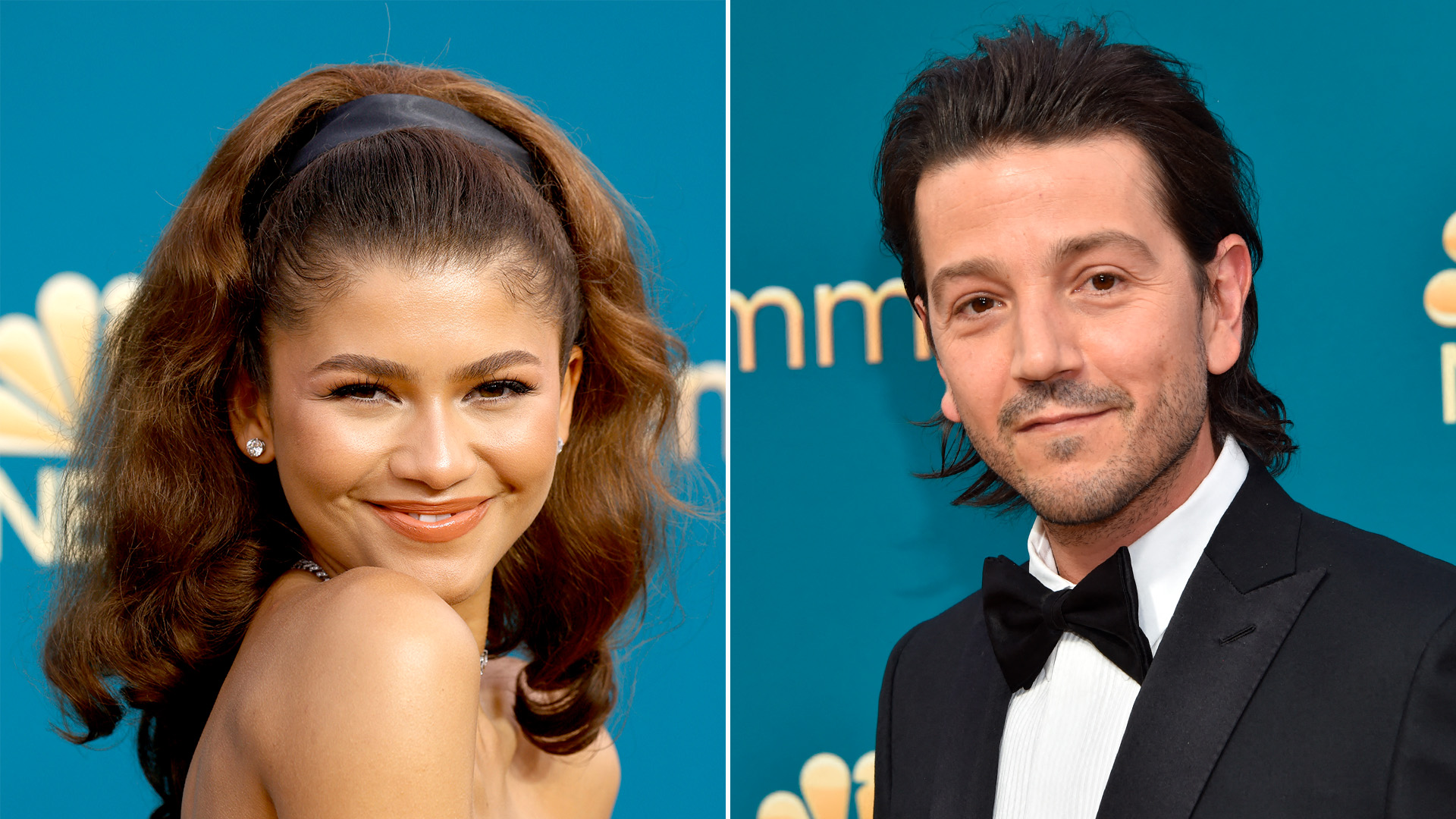 Zendaya y Diego Luna compartieron mesa en los Emmy - Infobae