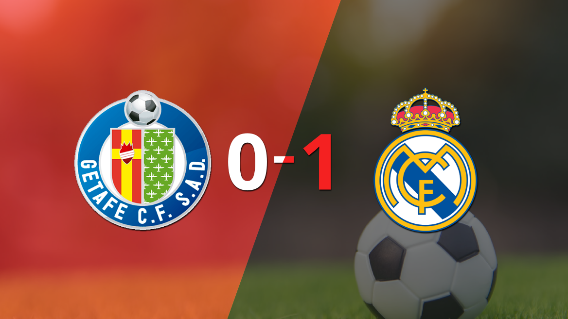A Real Madrid no le sobró nada, pero venció a Getafe en su casa por 1 a 0