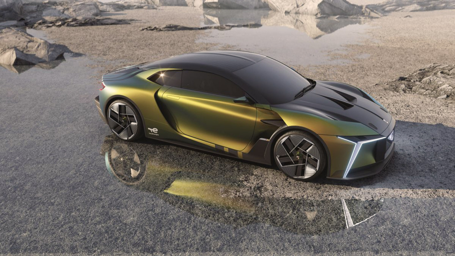 Otro auto conceptual francés es el DS E-Tense Performance