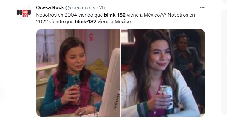 Miles de internautas expresaron con memes su emoción por el regreso de la icónica banda a tierra azteca (Foto: Captura de pantalla Twitter)