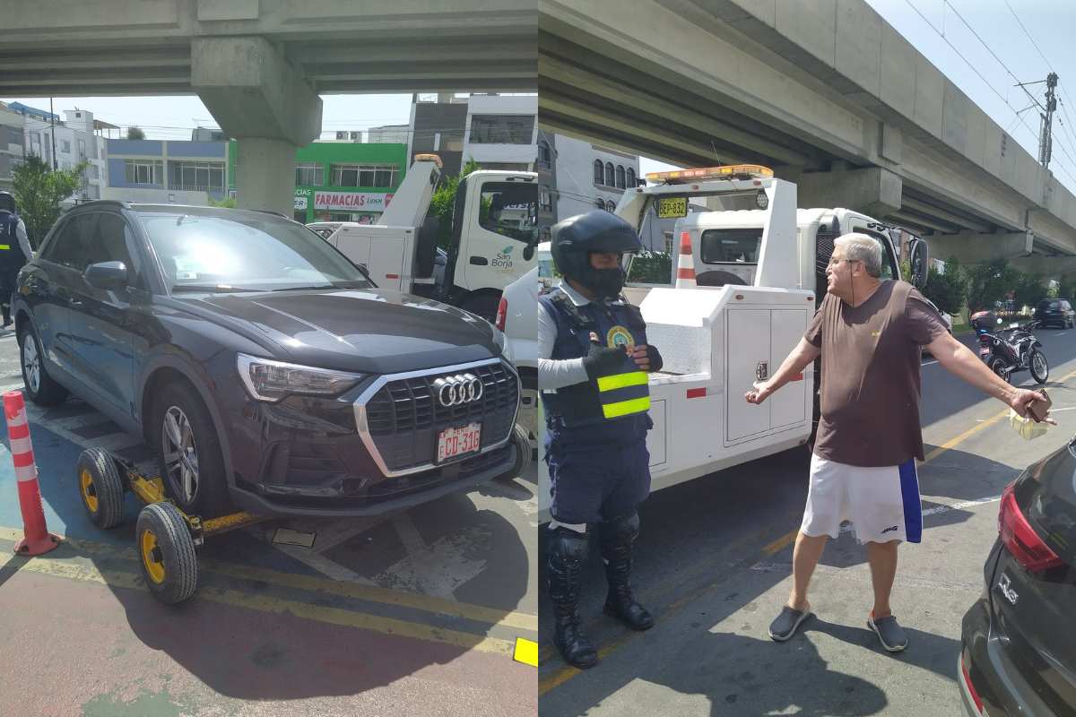 San Borja: embajador de Palestina en Perú es intervenido por estacionar en zona rígida