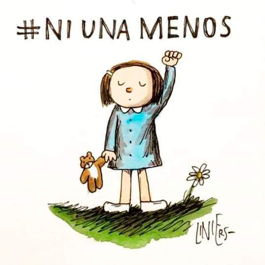 La ilustración de Liniers que convocaba a la marcha se viralizó
