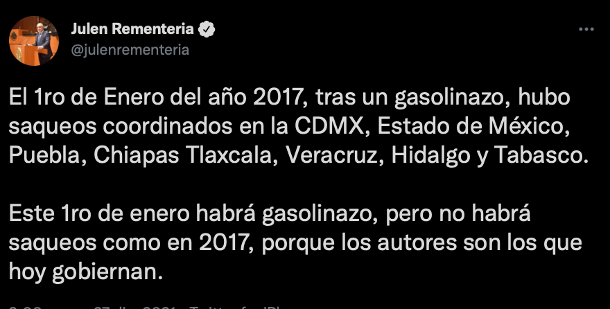 El PAN advirtió sobre gasolinazo en 2022: “Morena está destruyendo a  México” - Infobae
