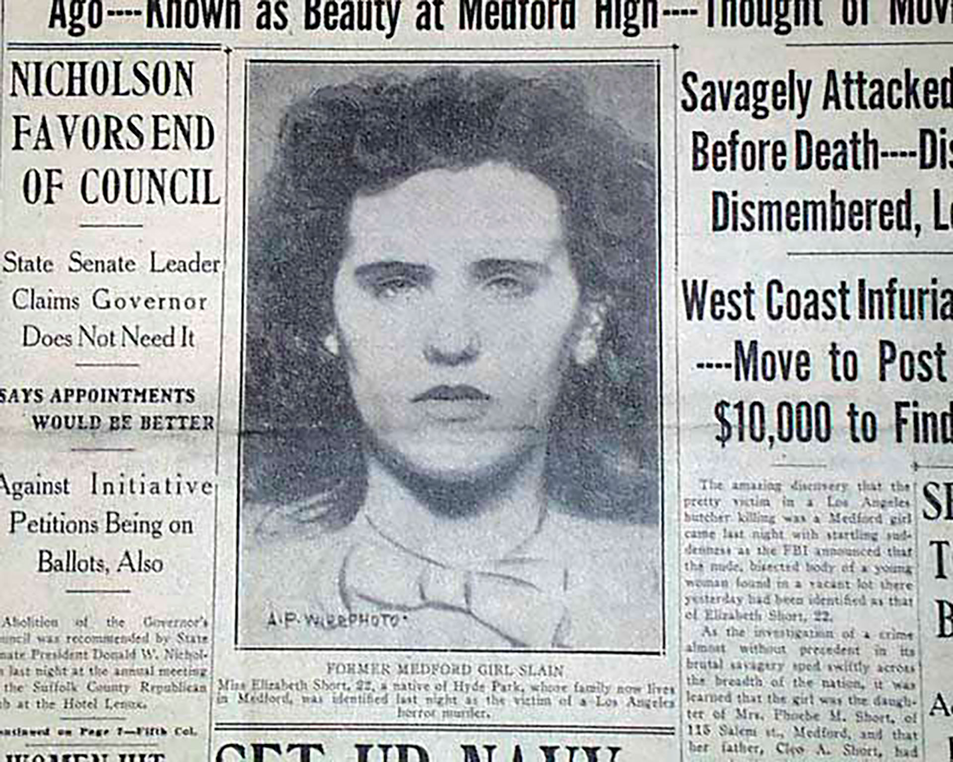 El asesinato de Elizabeth Short conmocionó a la sociedad estadounidense. La prensa hizo un seguimiento del tema durante años