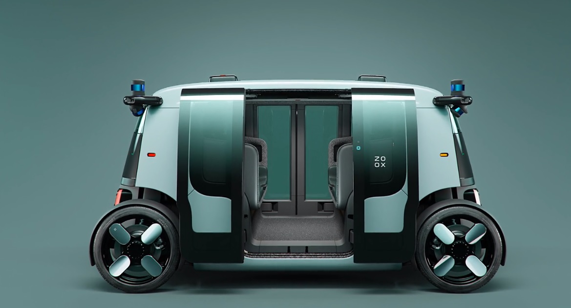 El vehículo Zoox está en desarrollo con el apoyo de Amazon, otra compañía que está invirtiendo en movilidad autónoma desde hace varios años