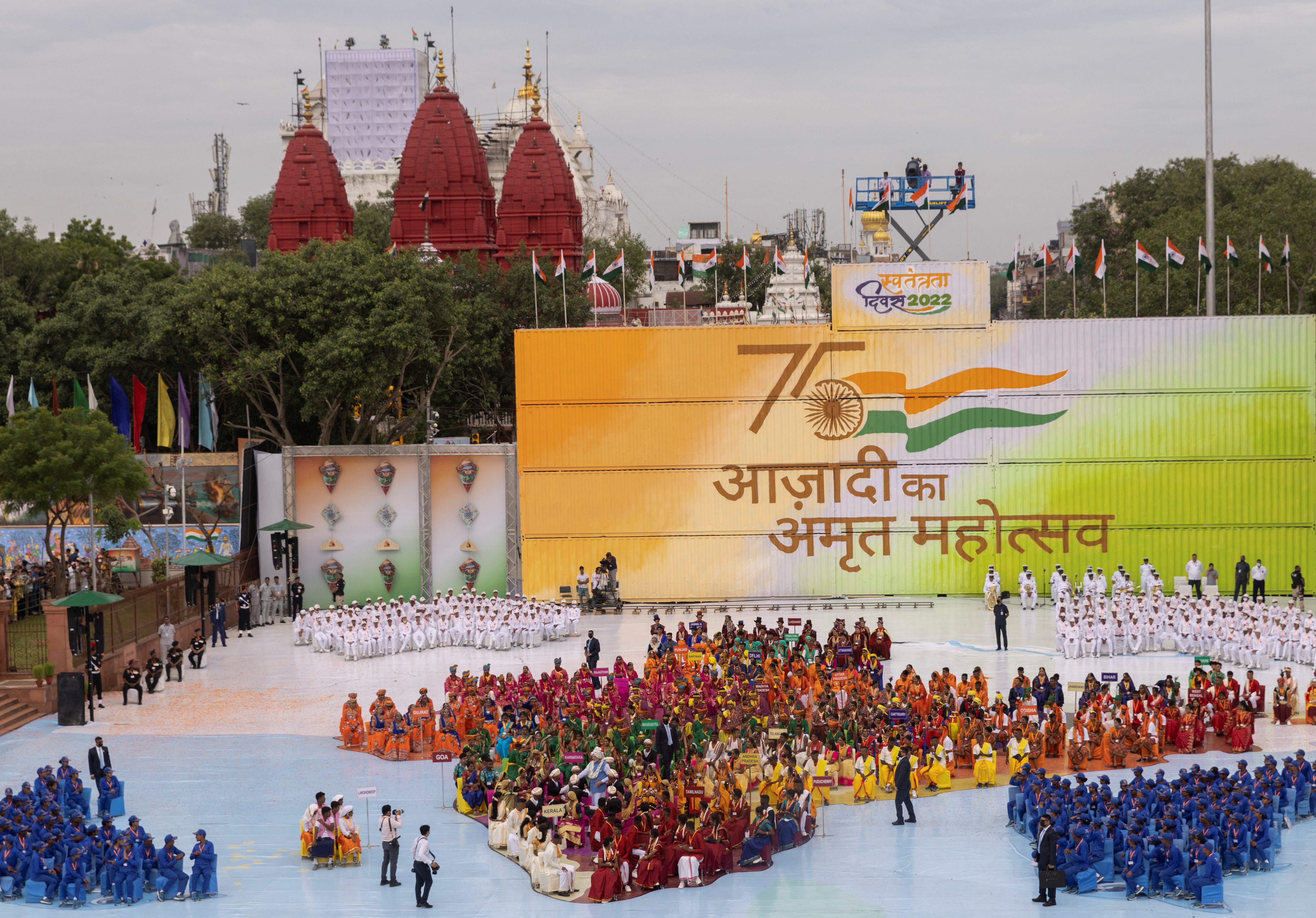 India celebró los 75 años de independencia: las cinco promesas de Modi desde el Fuerte Rojo de Nueva Delhi