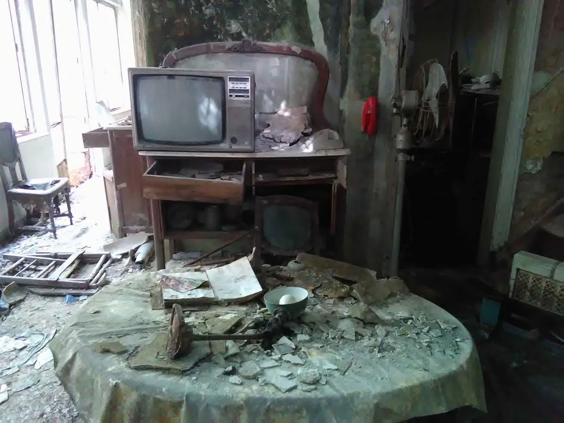 El interior de la casa de Barreda y su familia había quedado intacta tras el cuádruple crimen