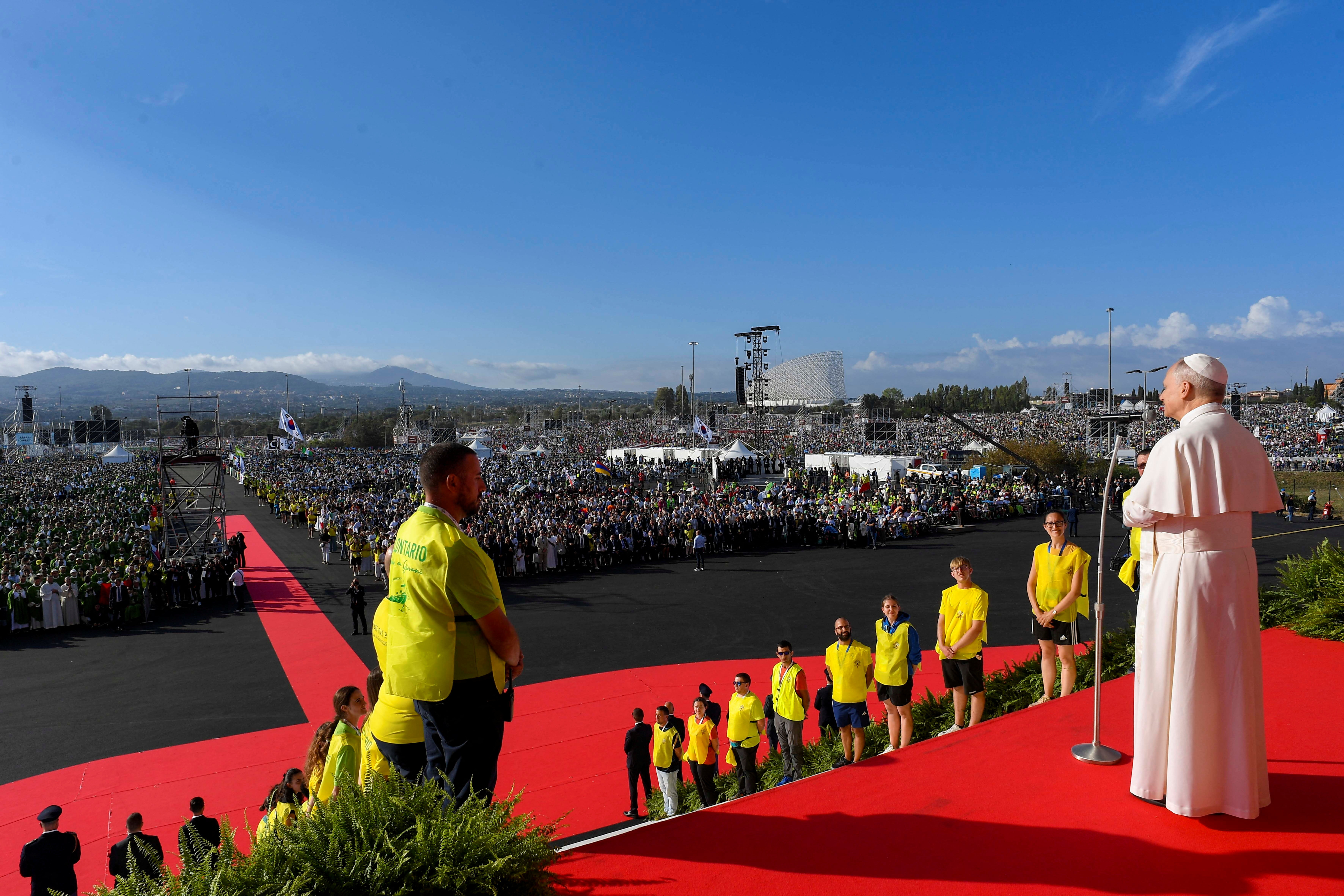 El papa León XIV congregó a más de un millón de personas en el Jubileo de los Jóvenes en Roma