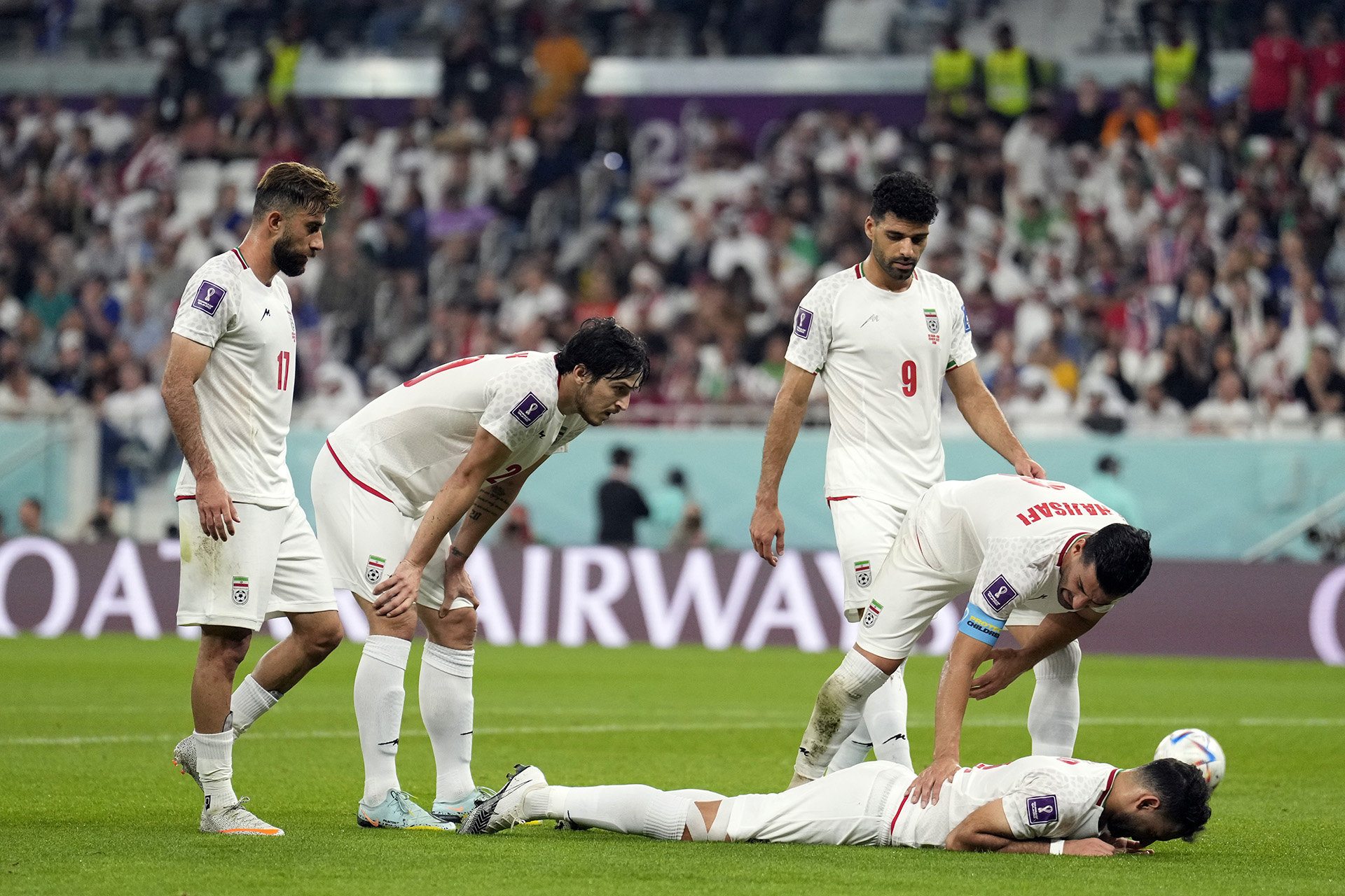 Irán quedó eliminado de la copa del mundo y la gente lo festejó (AP)