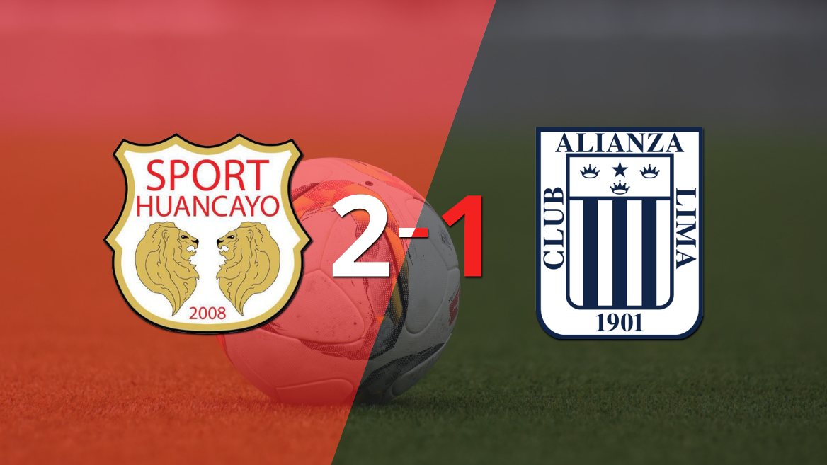 Sport Huancayo logró una victoria de local por 2 a 1 frente a Alianza Lima