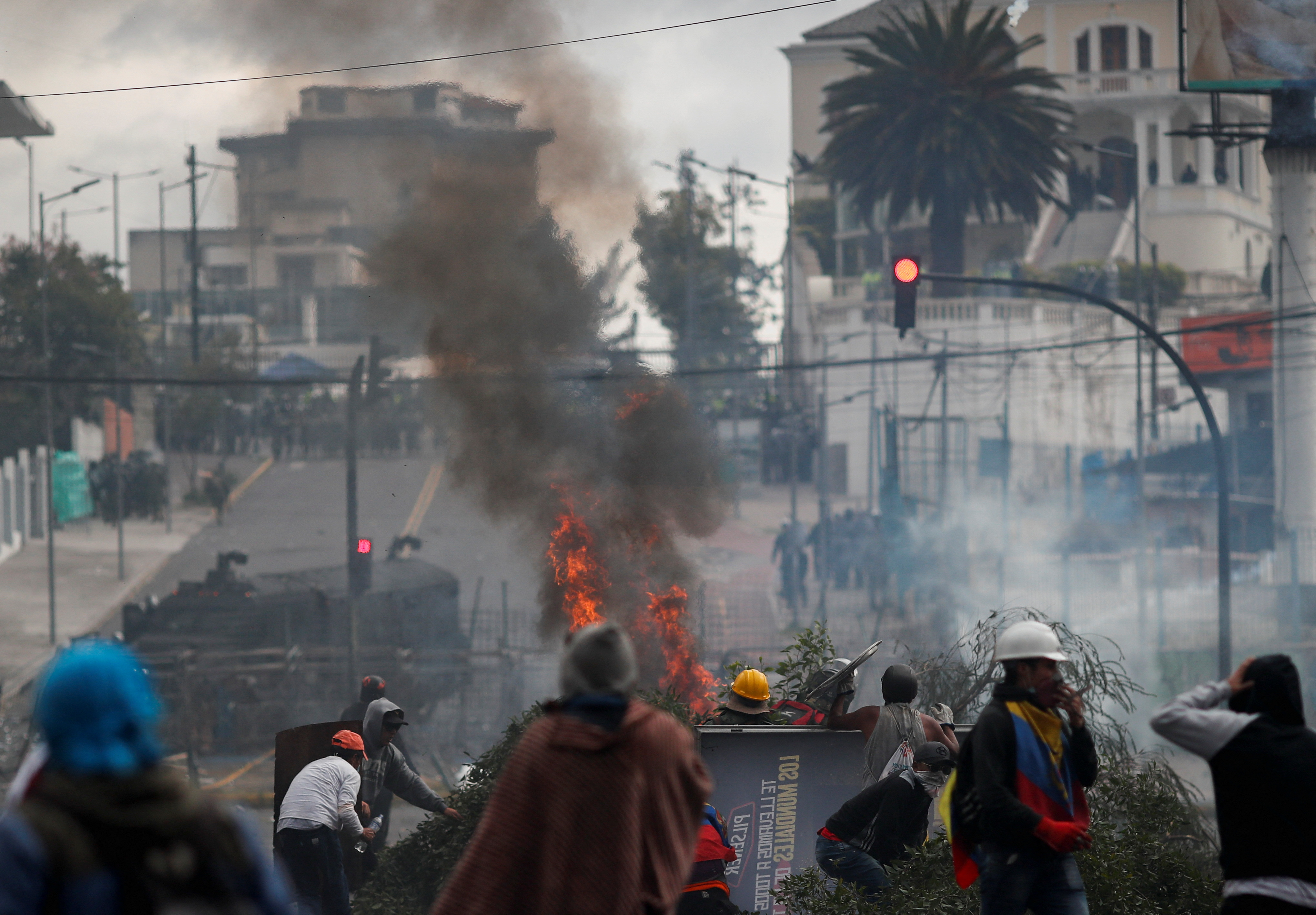 El 23 de junio fue una de las jornadas más violenta de las protestas. Fue ese día cuando Marta perdió su kiosco. (Foto: REUTERS/Adriano Machado).