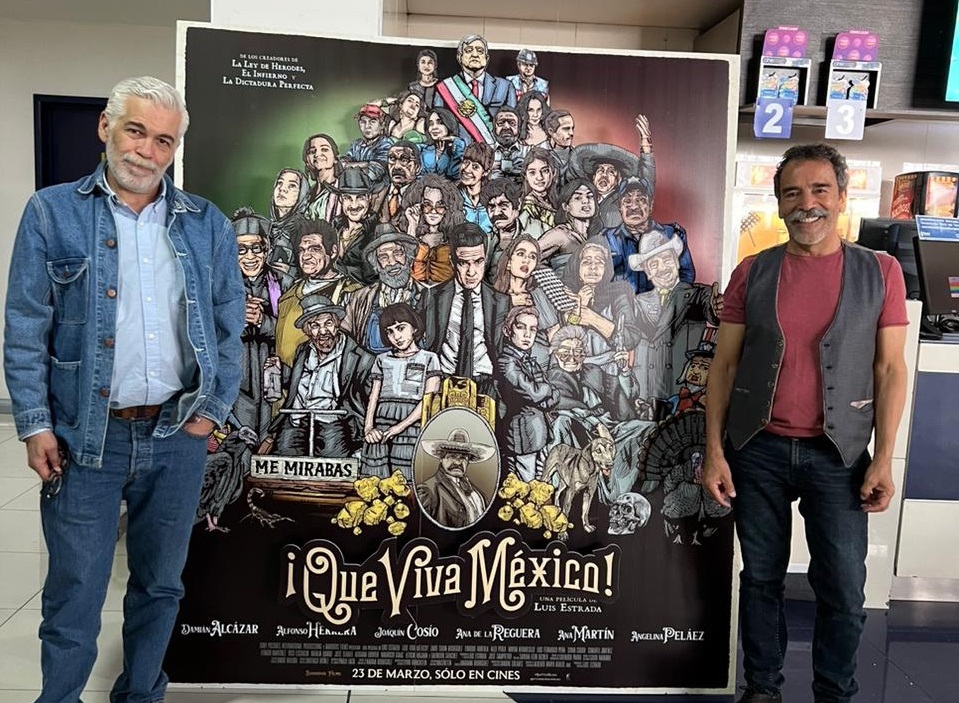 Damián Alcázar trabajó recientemente en "Que viva México", producción de Luis Estrada

(Twitter/ @QueVivaMexico__)