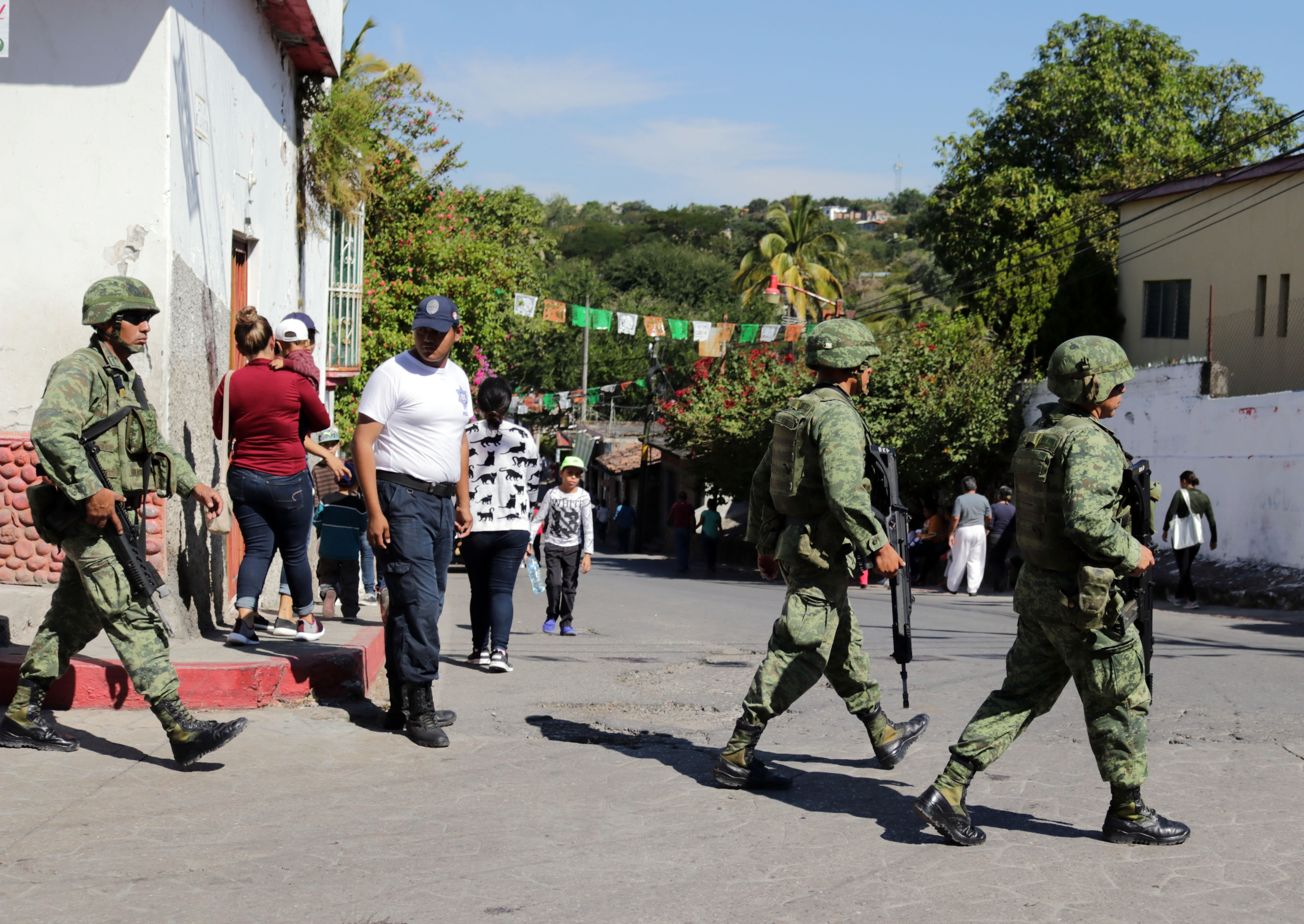 Militares en el estado de Morelos, donde la célula criminal de Los Rojos ha causado una gran ola de violencia (Foto: MARGARITO PÉREZ RETANA/ CUARTOSCURO)