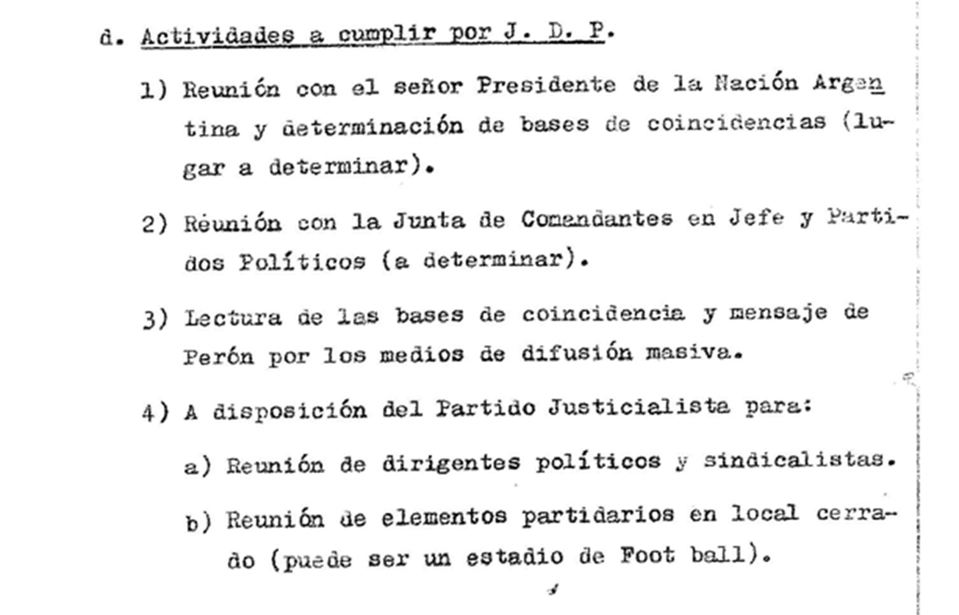 Informe de Sánchez de Bustamante a su comandante en jefe