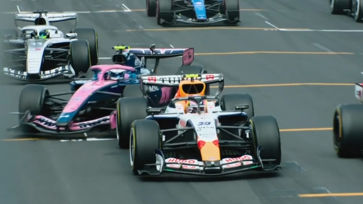 La imagen de la maniobra de Franco Colapinto que dio que hablar en la F&oacute;rmula 1 desde una c&aacute;mara 360?