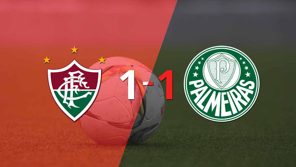 Fluminense logró sacar el empate de local frente a Palmeiras