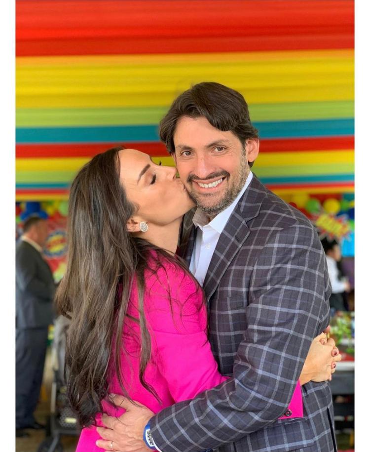 Inés Gómez Mont y su esposo (Foto: Instagram: @Inesgomezmont)