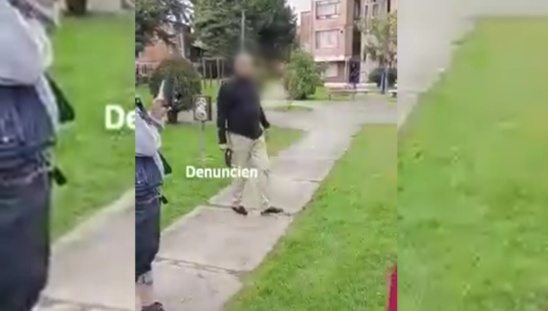 Video: imponen comparendo a hombre que amenazó con una pistola a unos jóvenes en un parque de Bogotá  