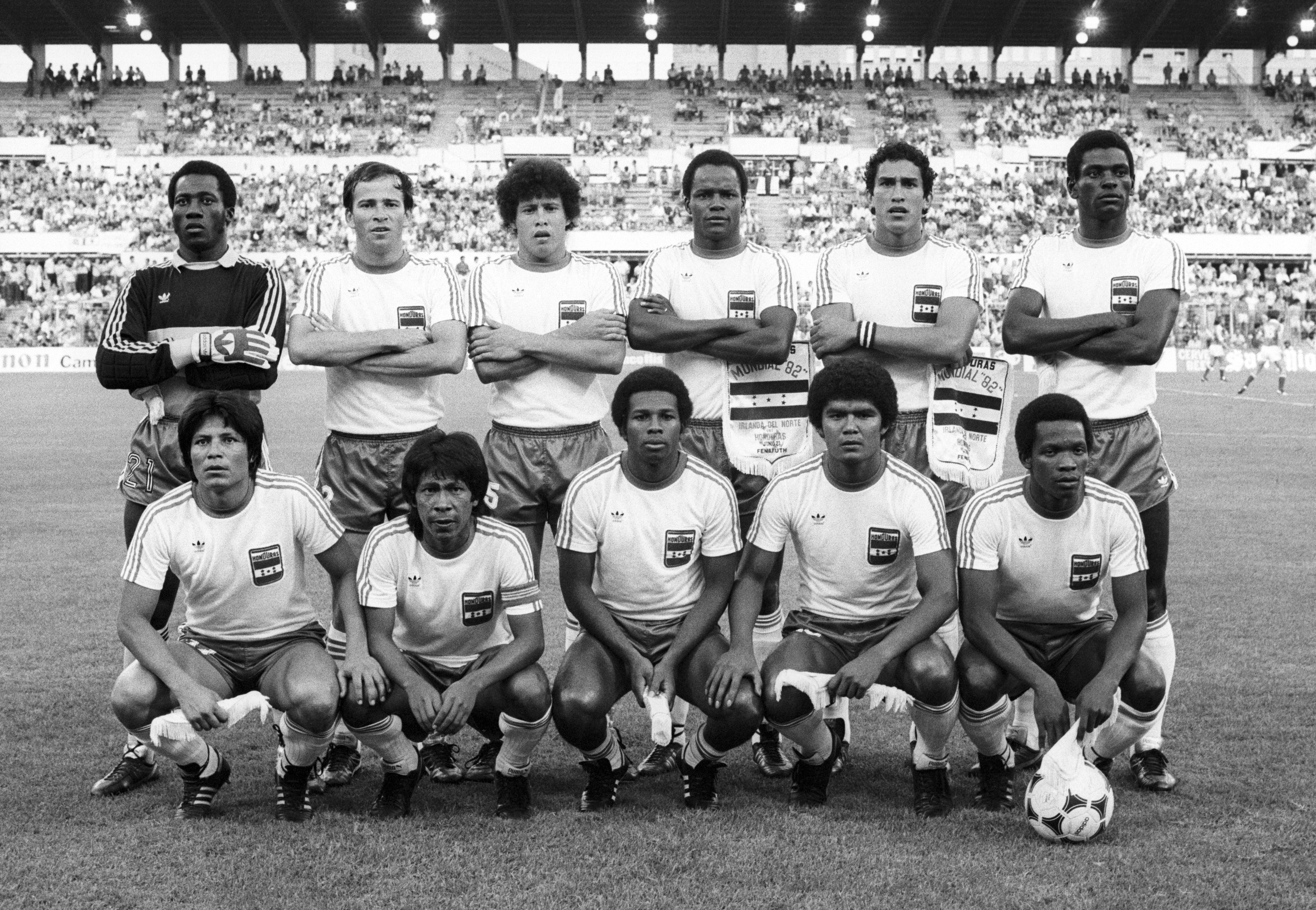 Esta fue la selección de Honduras que clasificó al Mundial del 82. Foto: Infobae.