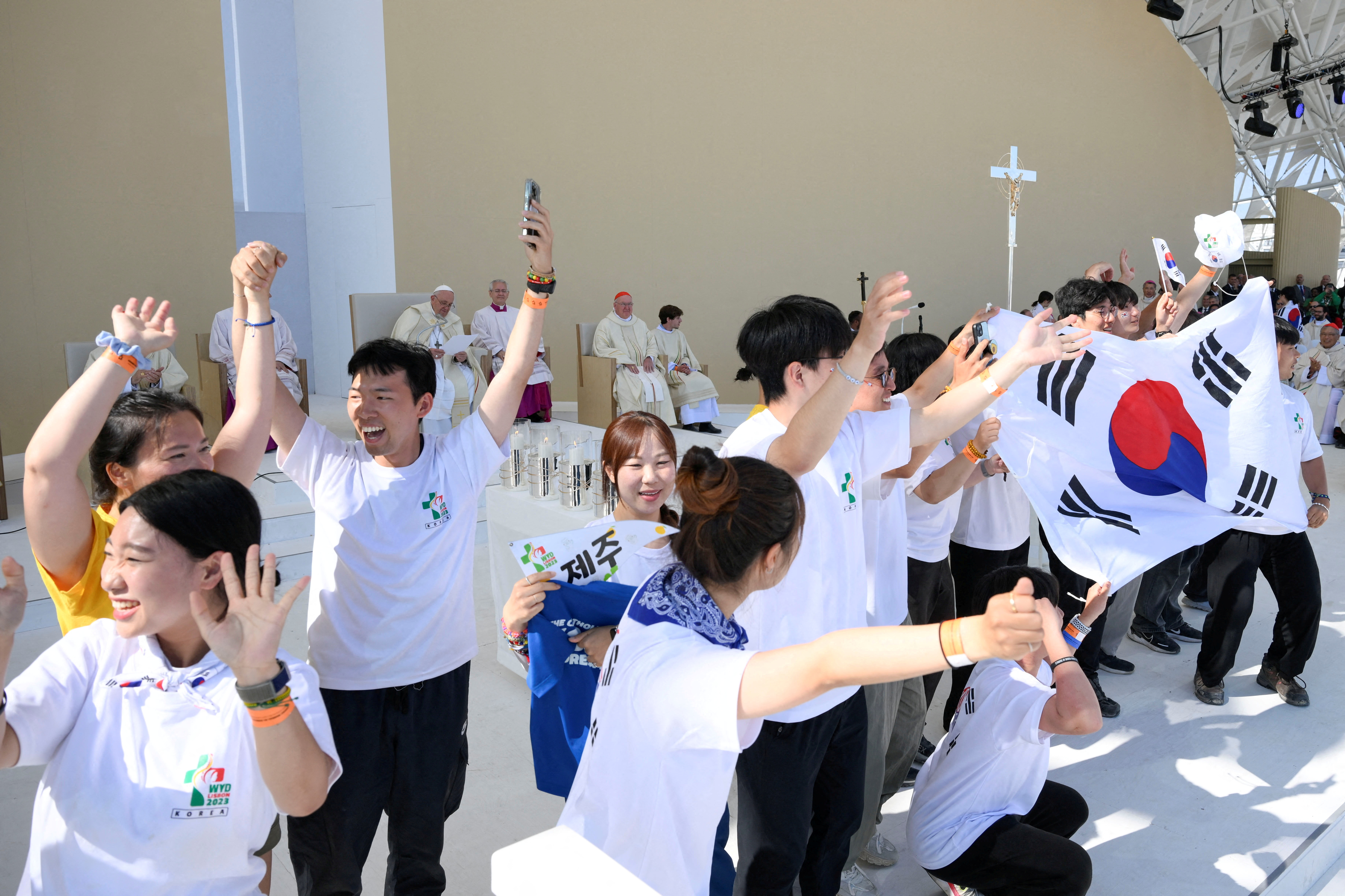 El papa Francisco anunció que la próxima Jornada Mundial de la Juventud se celebrará en Seúl en 2027