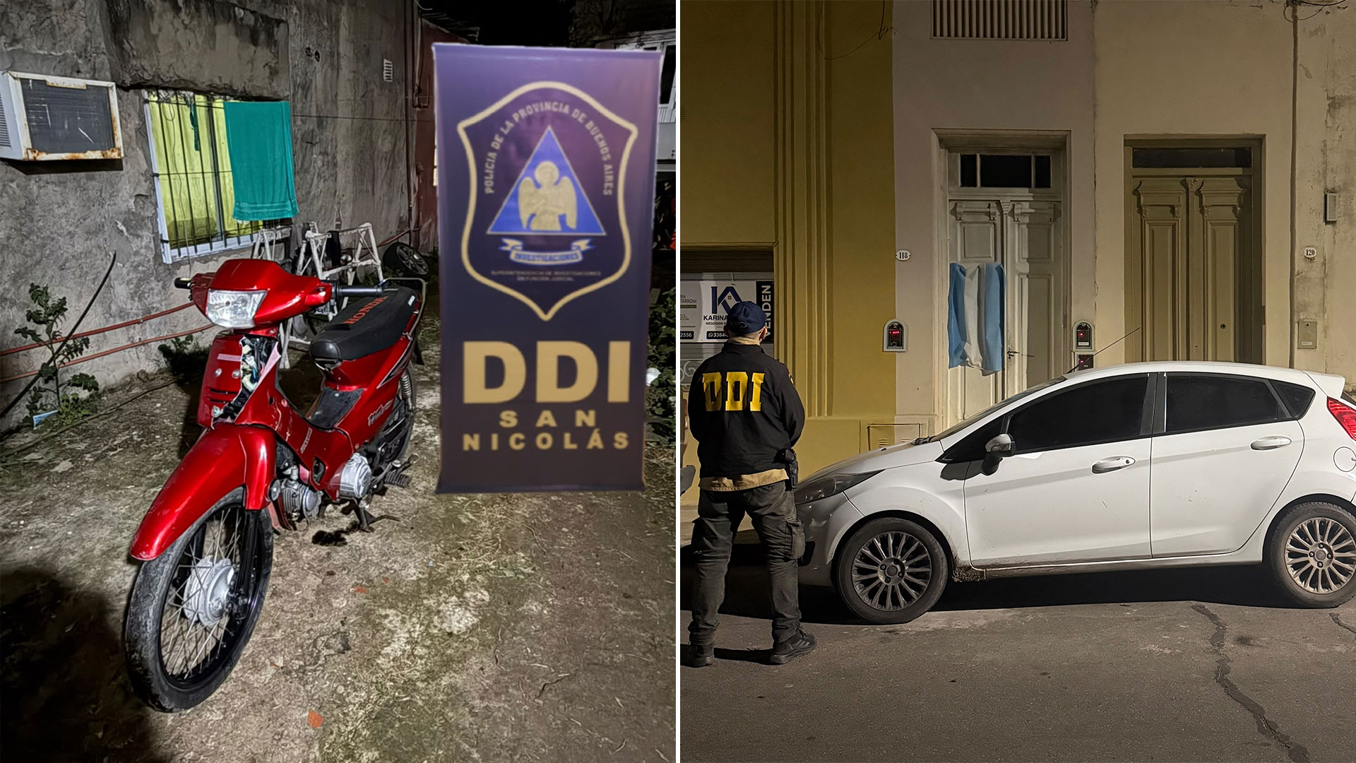 Desbarataron en San Nicolás una banda que usaba autos "mellizos" para cometer robos: hay cuatro detenidos