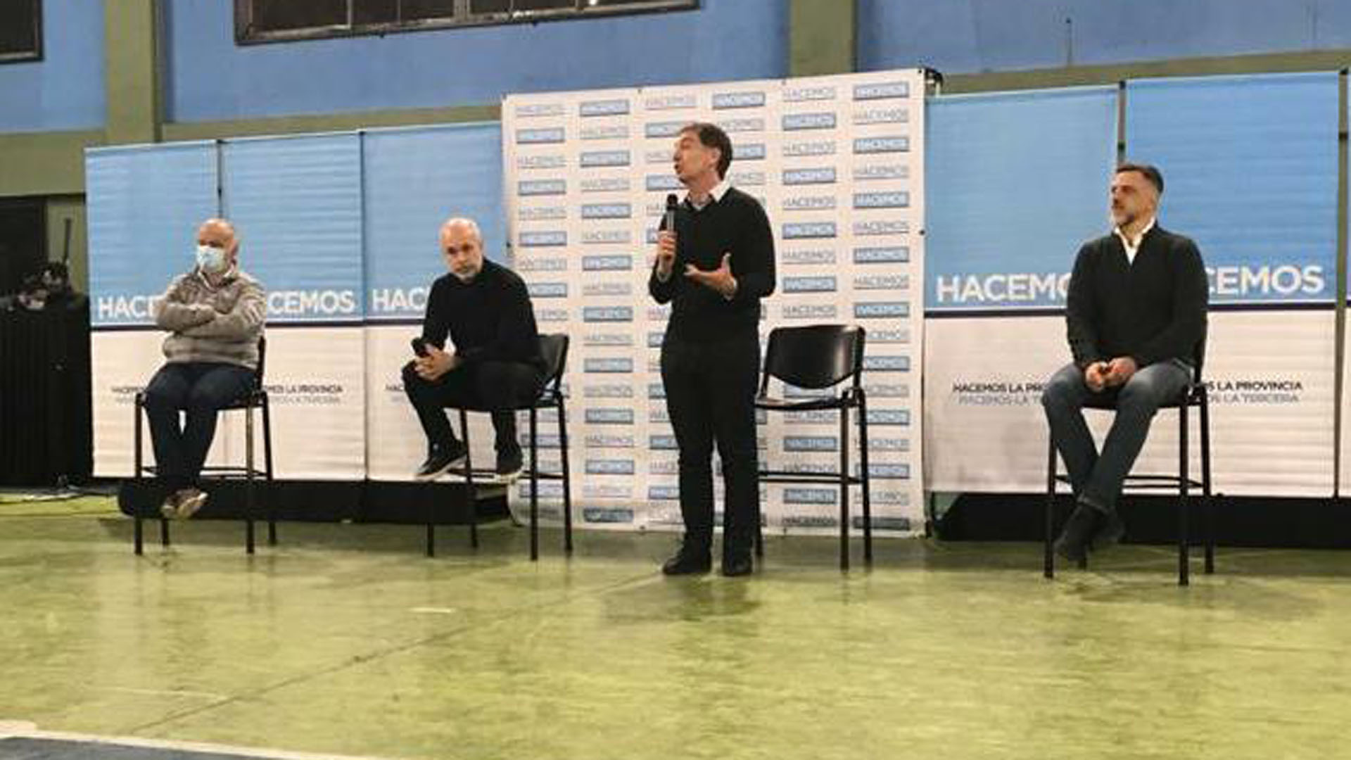 Acompañado por Horacio Rodríguez Larreta, Diego Santilli encabezó un acto  en clave electoral en territorio bonaerense - Infobae