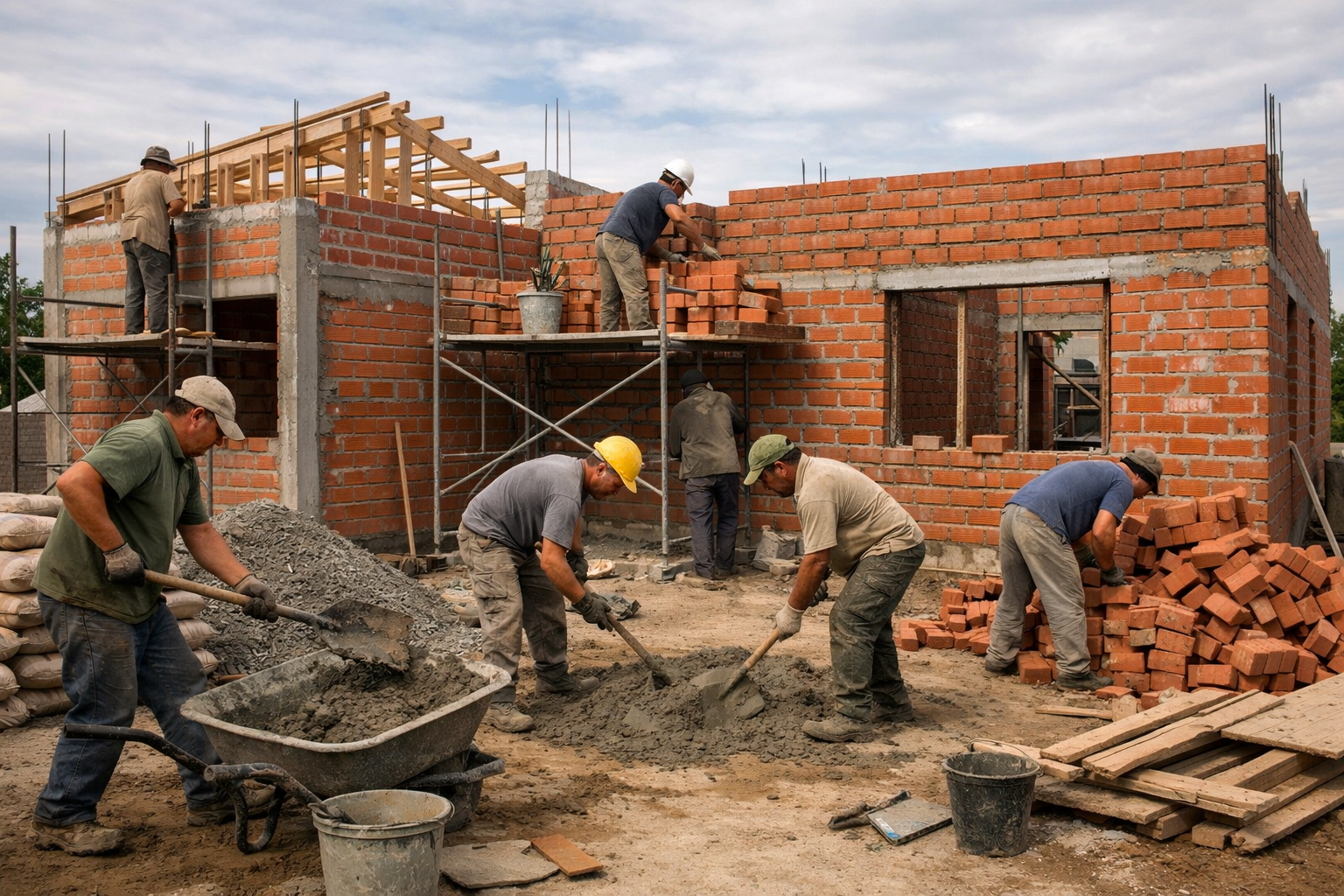 Cuánto cuesta construir una vivienda de 100 m2 y qué cantidad de años de un salario promedio se necesita para pagarla
