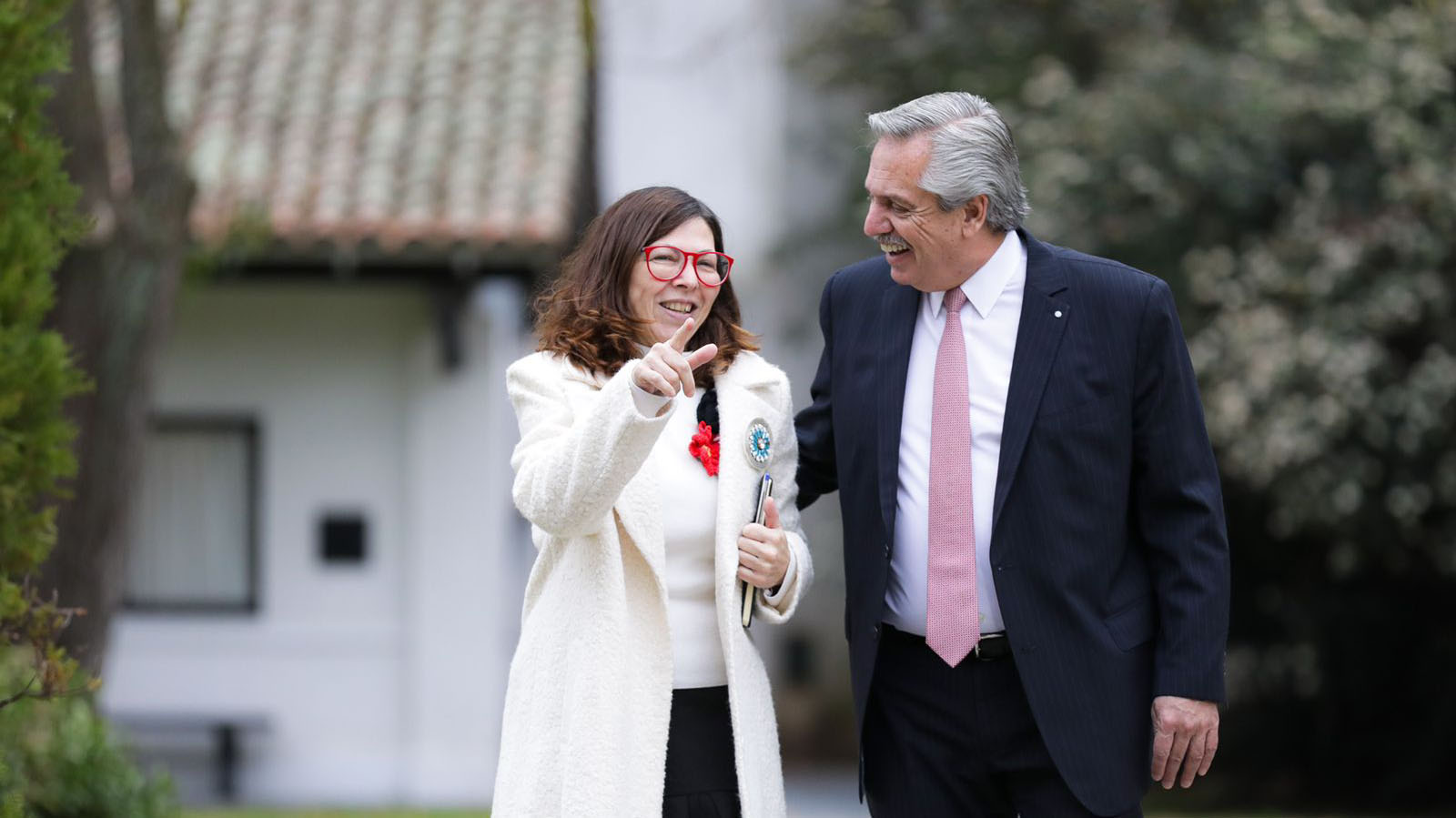 La nueva ministra y el Presidente se reunieron el lunes por la mañana en Olivos