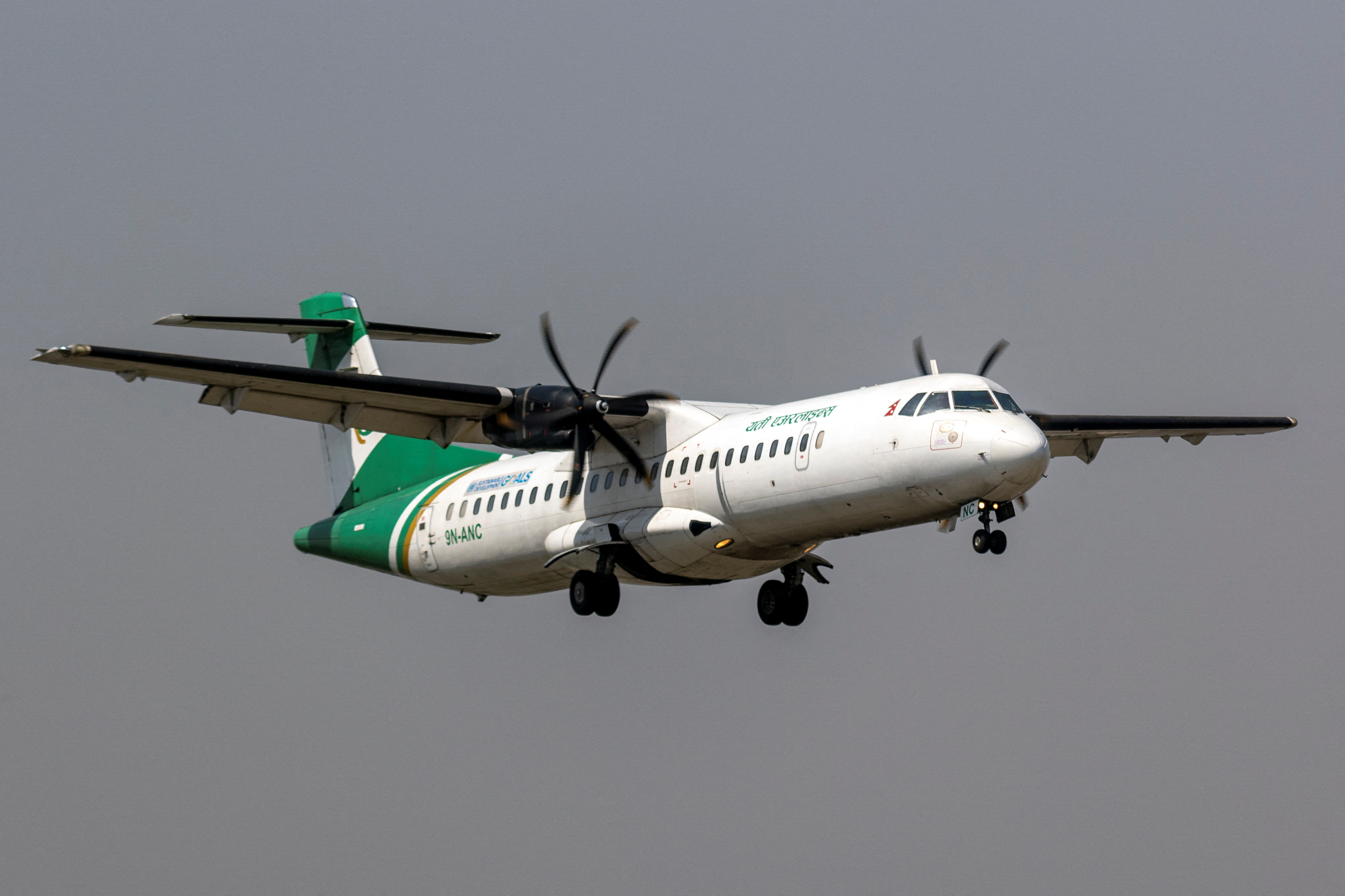 Una nave ATR 72-500 de Yeti Airlines (Reuters)