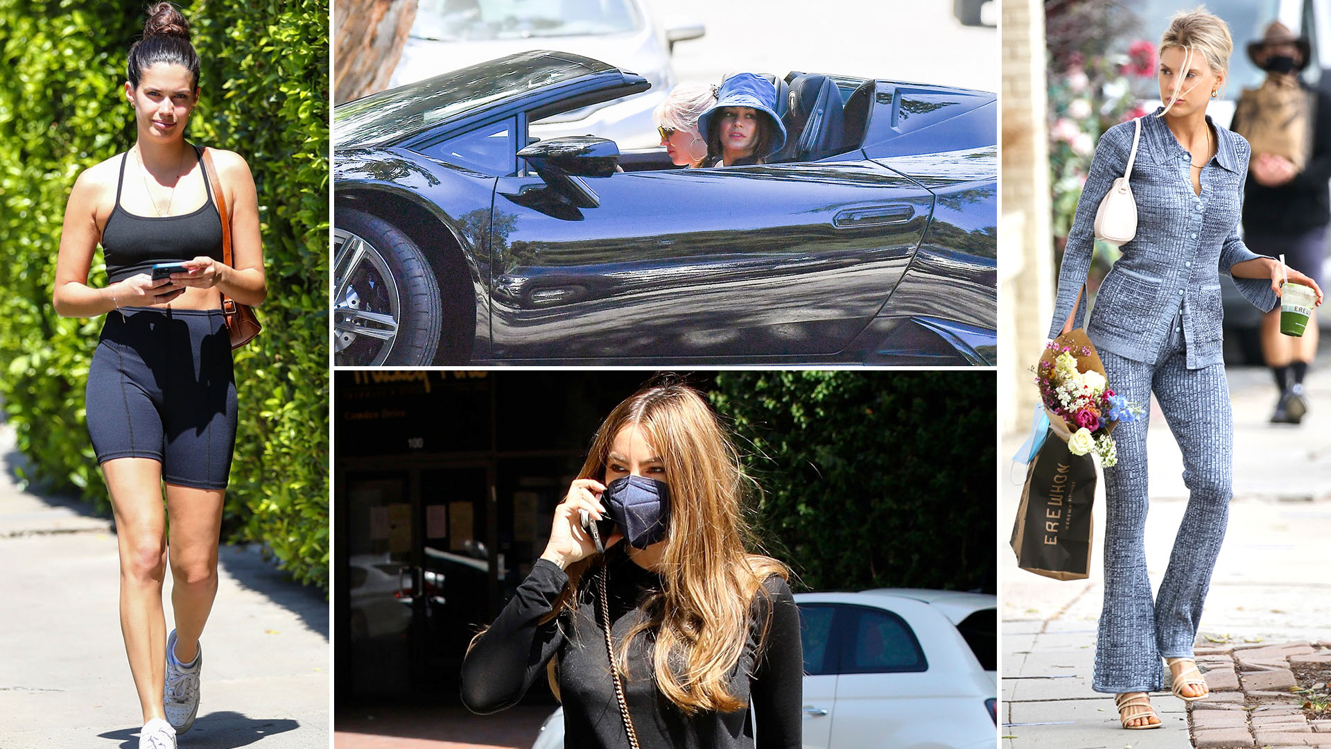 Sofía Vergara paseó por Beverly Hills y Vanessa Hudgens lo hizo en un Lamborghini: celebrities en un click