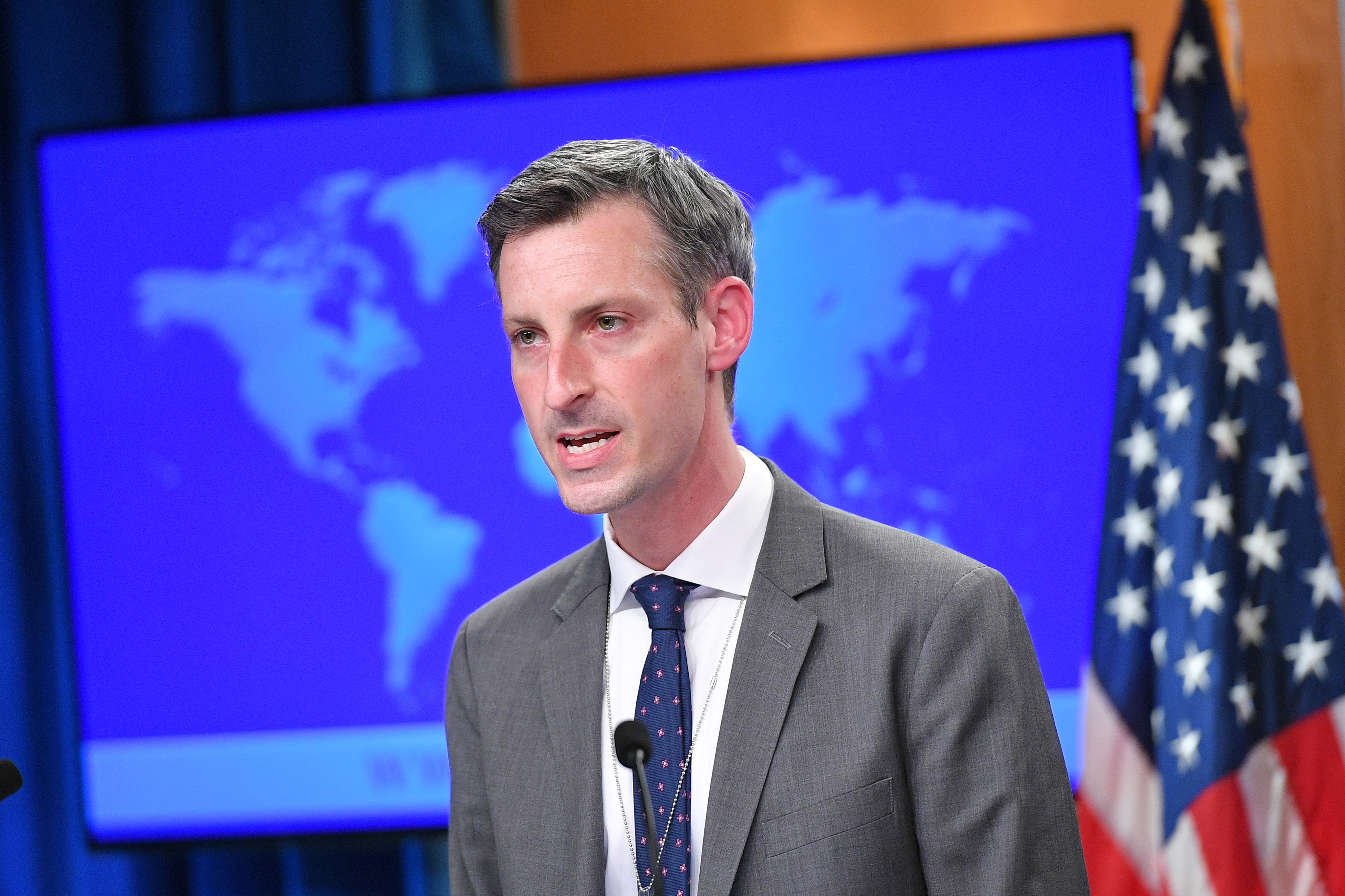 Ned Price vocero del Departamento de Estado de EEUU