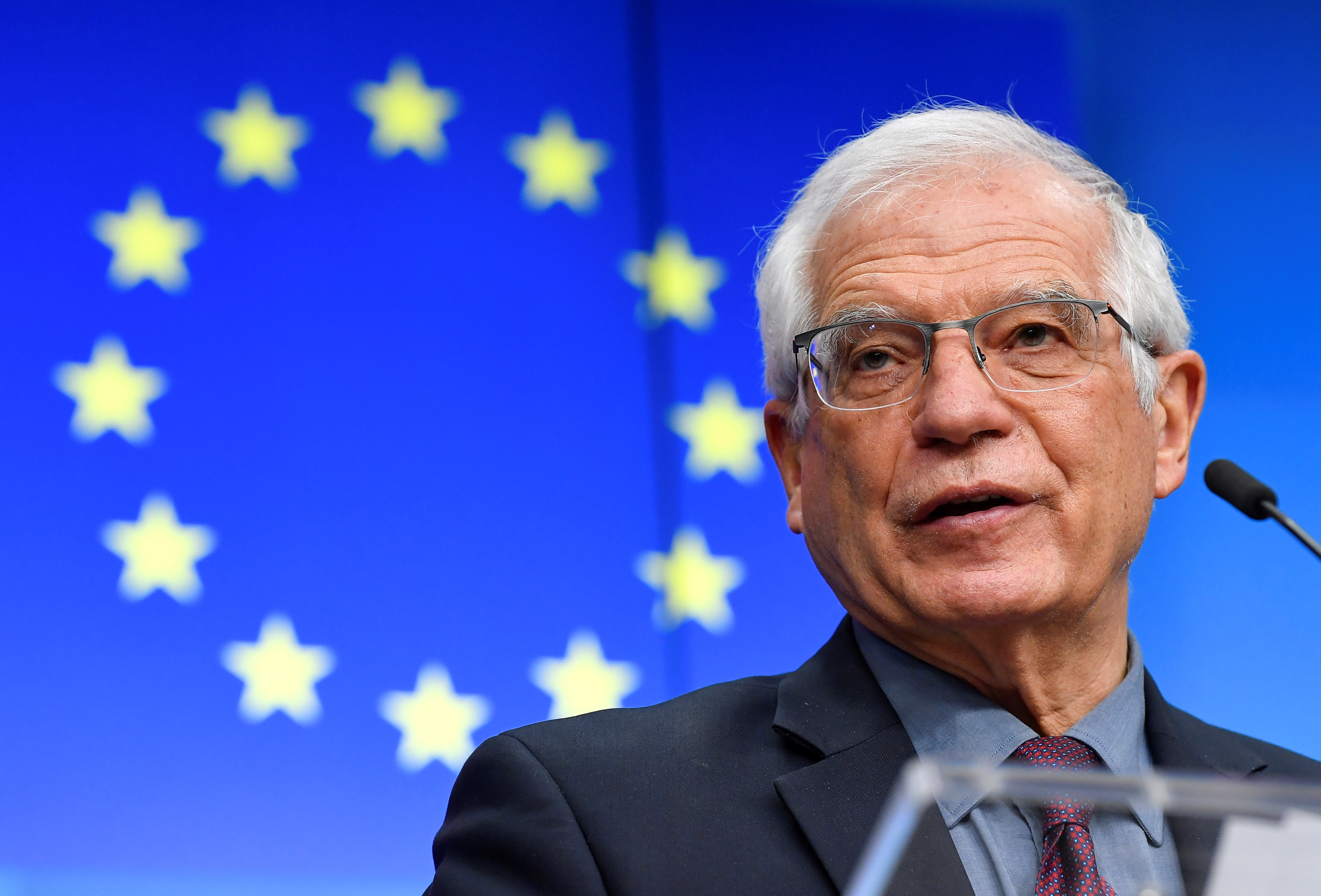 Josep Borrell, alto representante para la Política Exterior de la Unión Europea (John Thys/Pool via REUTERS)