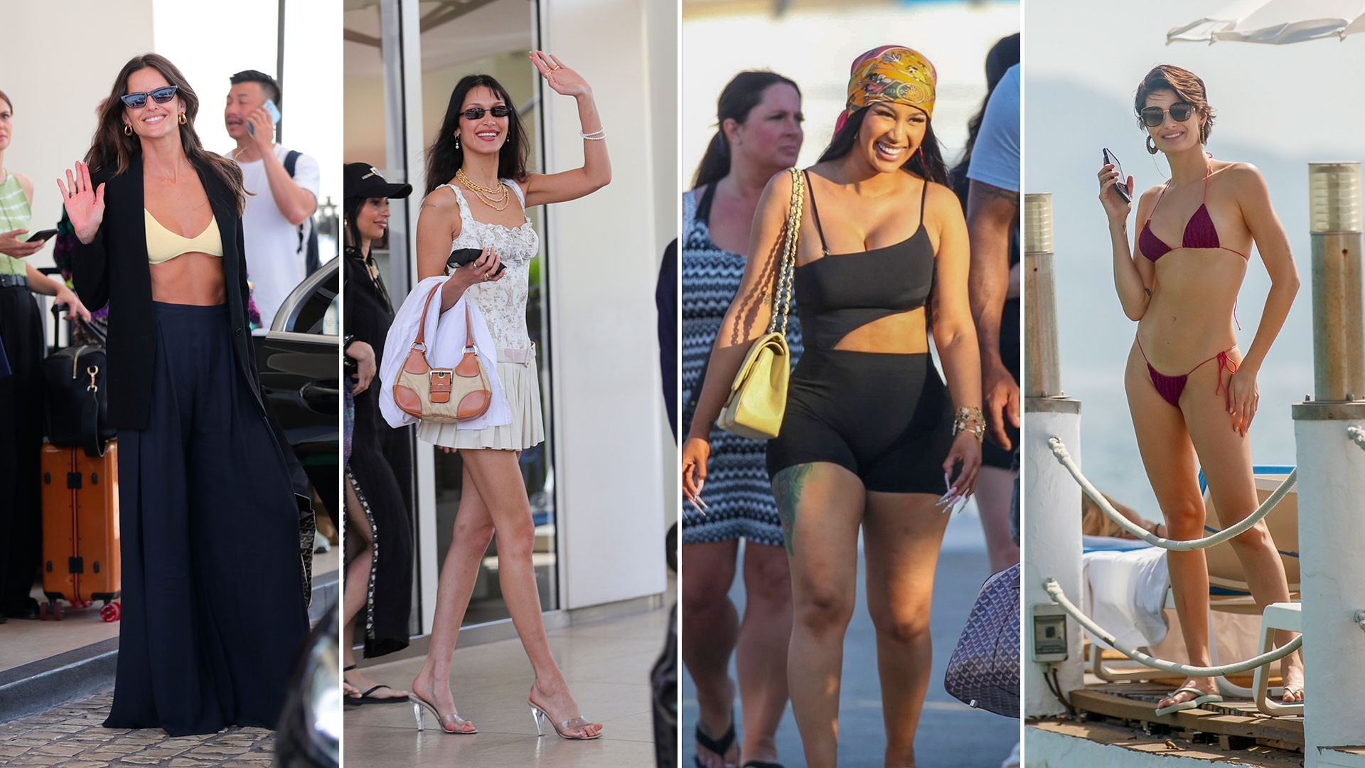 Los días de Izabel Goulart e Isabeli Fontana en Cannes: celebrities en un click