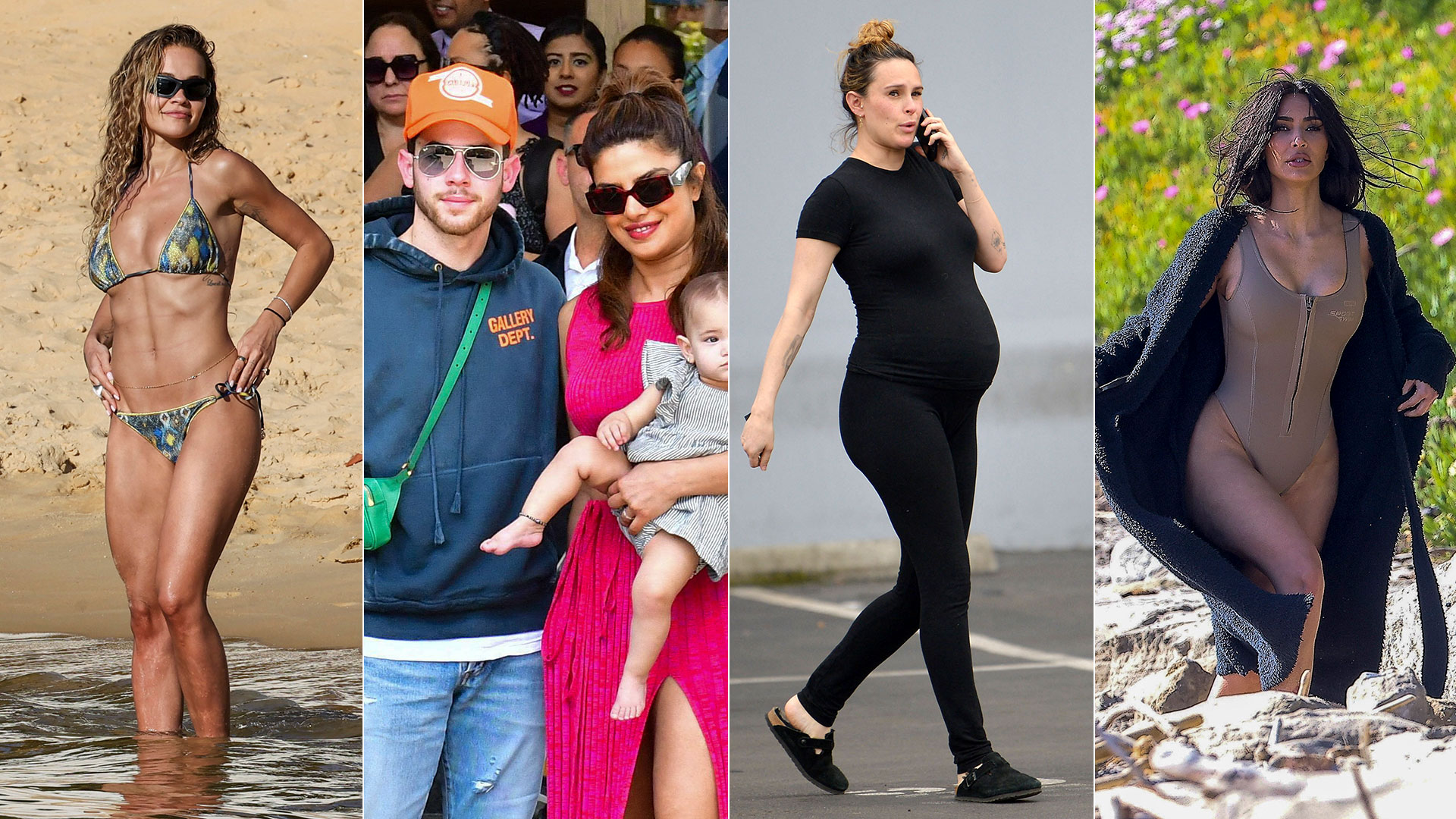 El día de playa de Rita Ora en Sídney, el viaje familiar de Priyanka Chopra y Nick Jonas a India: celebrities en un click