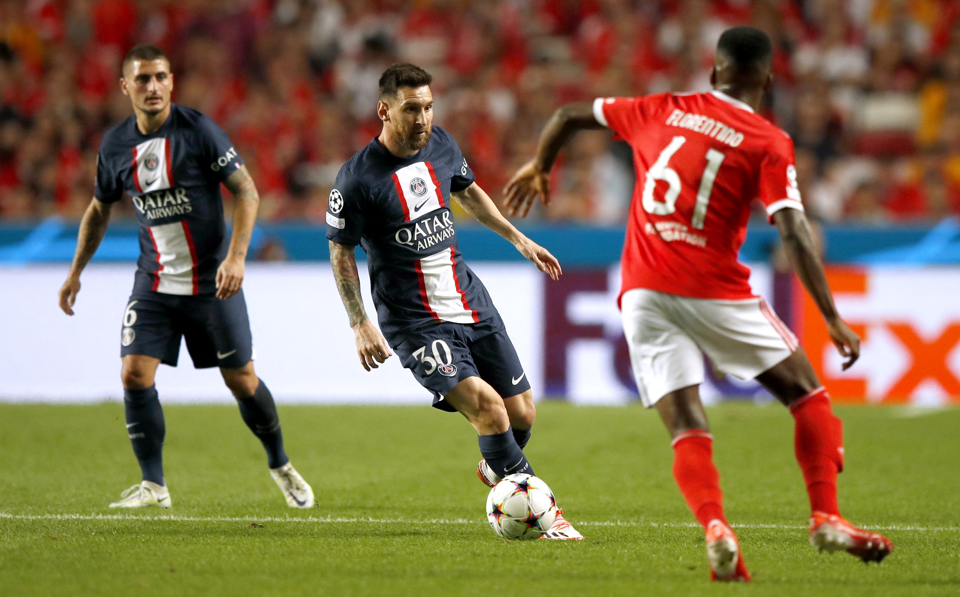 Lionel Messi abrió el marcador en Lisboa (Reuters)