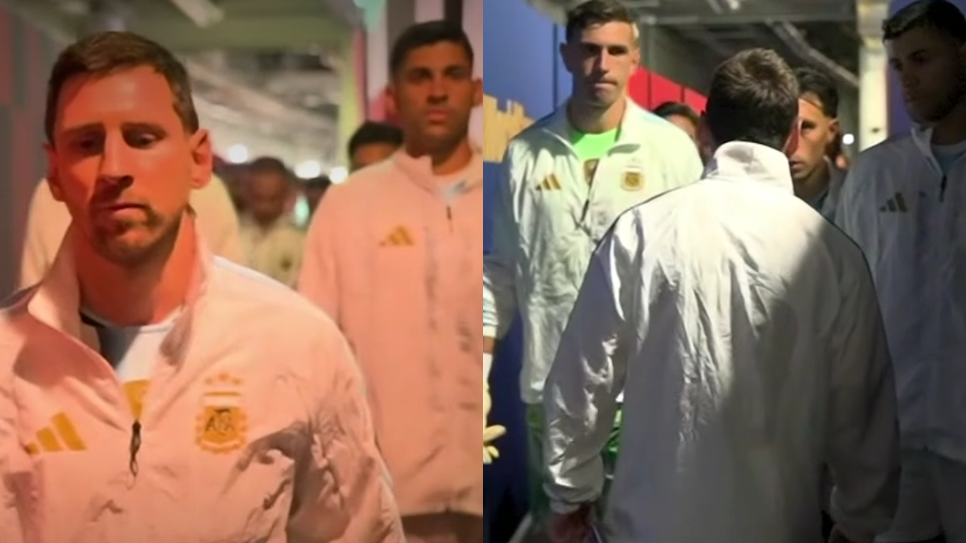 Dieron a conocer el video completo de la salida de Argentina antes de jugar la final del Mundial contra Espa&ntilde;a