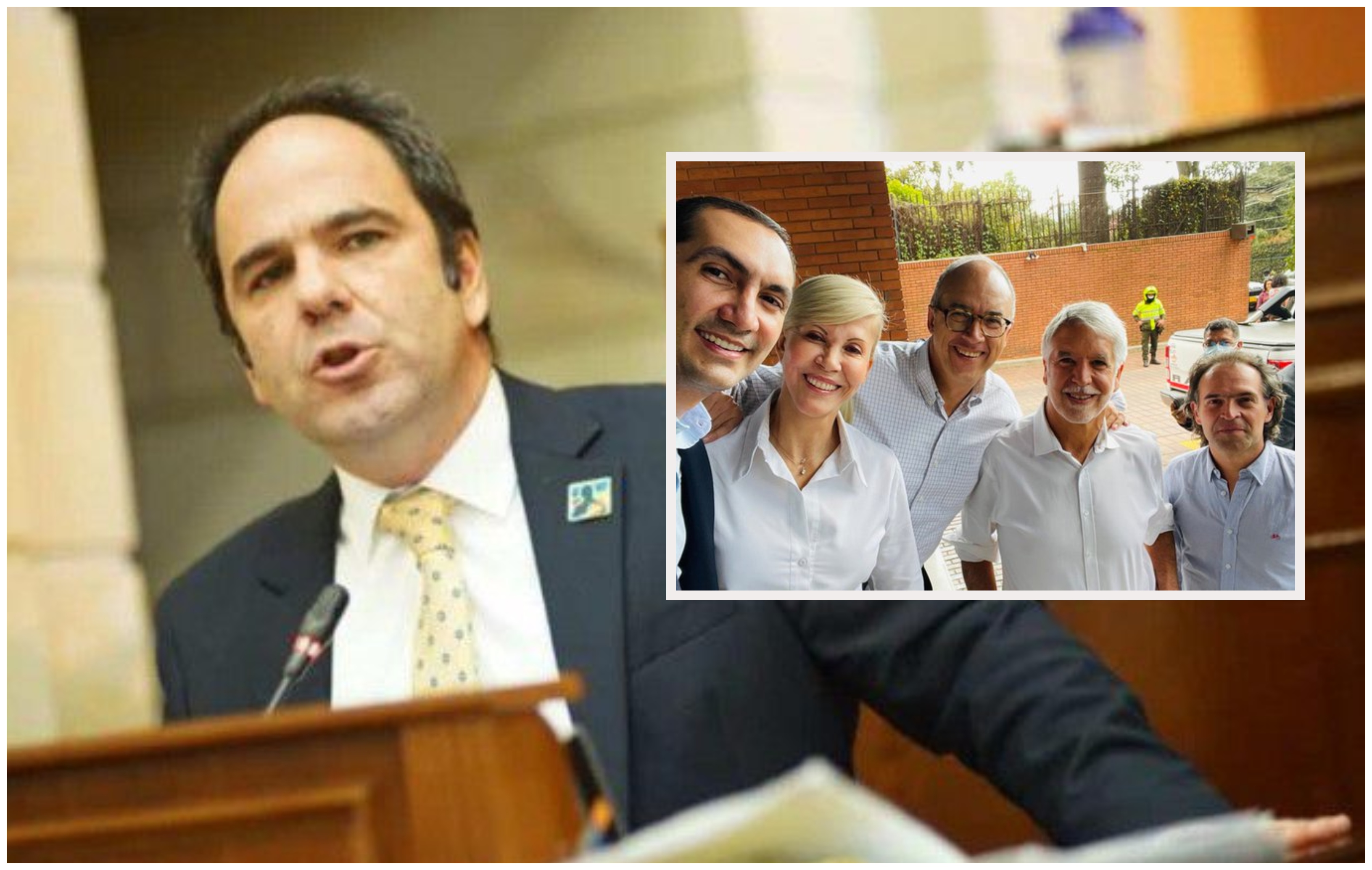El representante a la Cámara por el Centro Democrático, Gabriel Jaime Vallejo, hizo un llamado a los integrantes del ‘Equipo por Colombia’. Foto: archivo particular