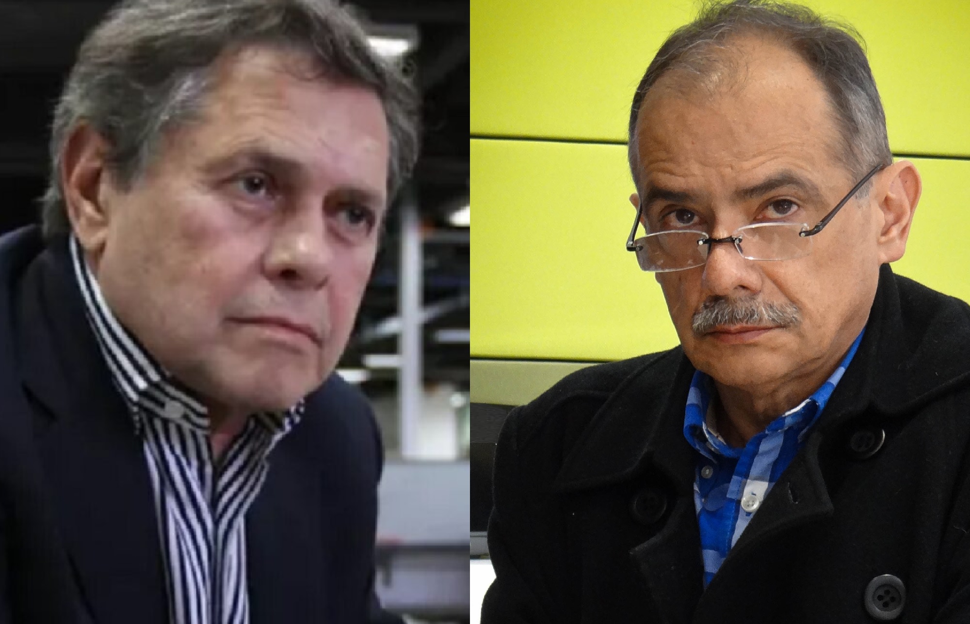 El empresario Carlos Mattos, implicado en el caso Hyundai, y el periodista Gonzalo Guillén, fundador de La Nueva Prensa.