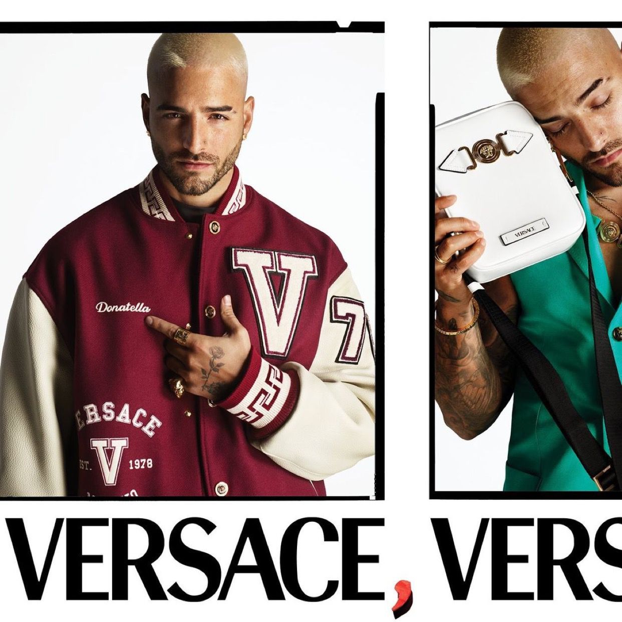 Maluma fue escogido como la imagen de la nueva campaña de Versace