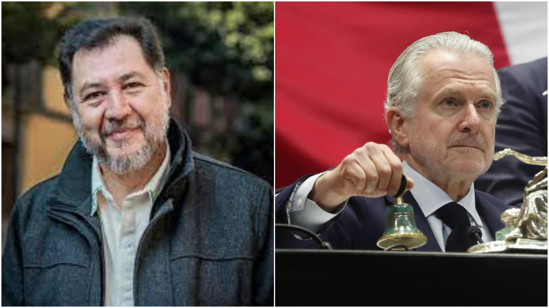Noroña pidió la destitución de Santiago Creel como presidente de la Cámara de Diputados 