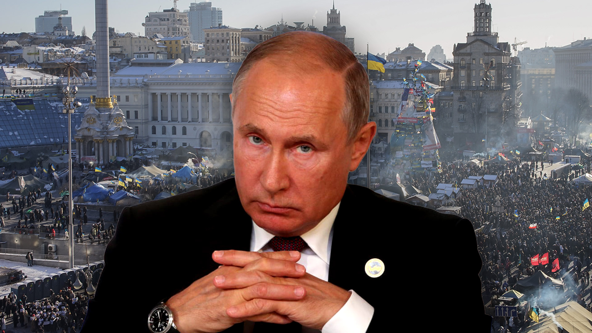 En las últimas semanas, Vladimir Putin movilizó más de cien mil tropas y armamento pesado que rodearon Ucrania por tierra y agua. La OTAN le advirtió que no tolerá una agresión militar al país vecino