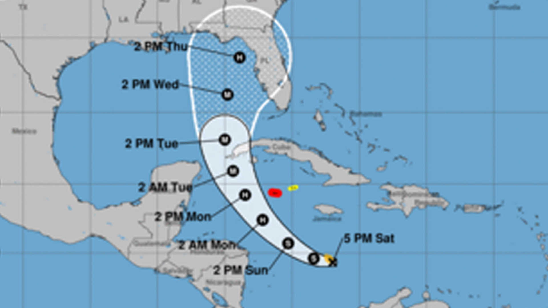 Florida extendió a todo su territorio el estado de emergencia por el paso de la tormenta Ian, que podría transformarse en huracán