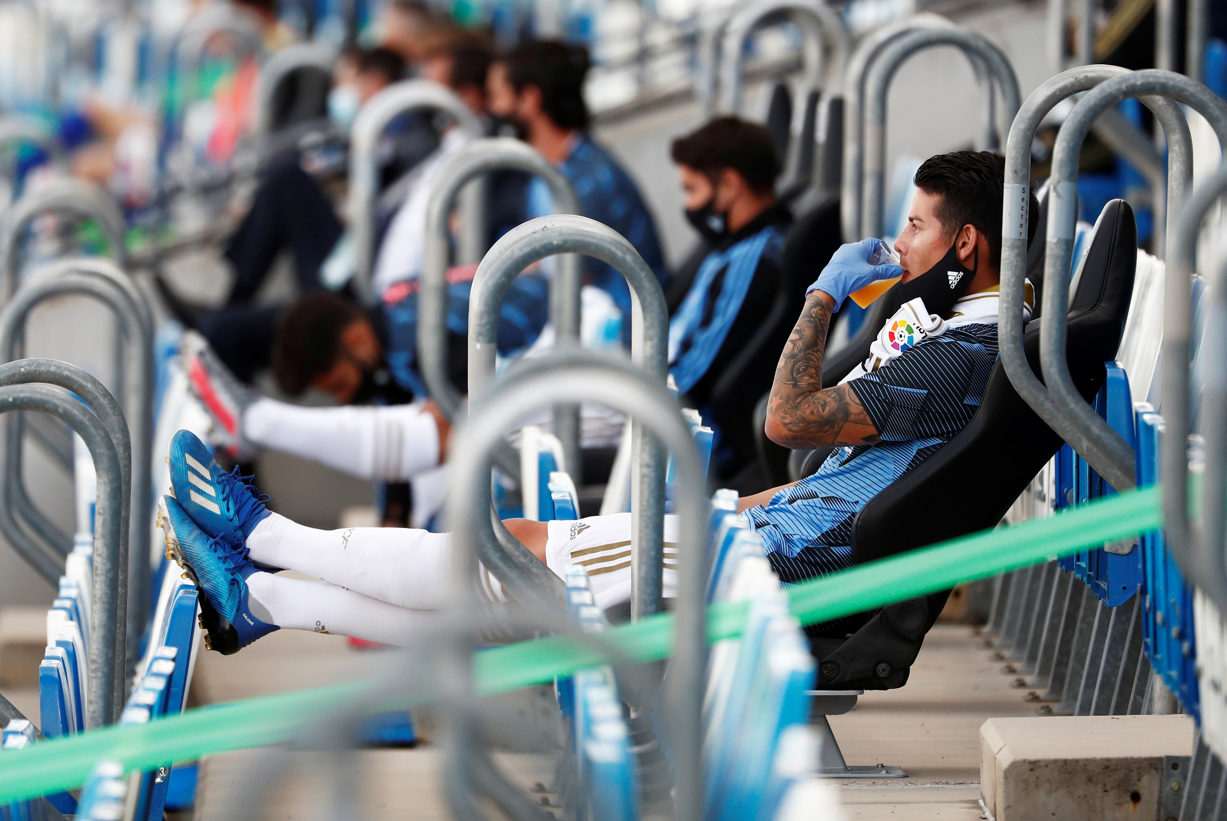 James Rodríguez no disputó un solo minuto en las finales de la Champions League. Foto:  REUTERS/Susana Vera