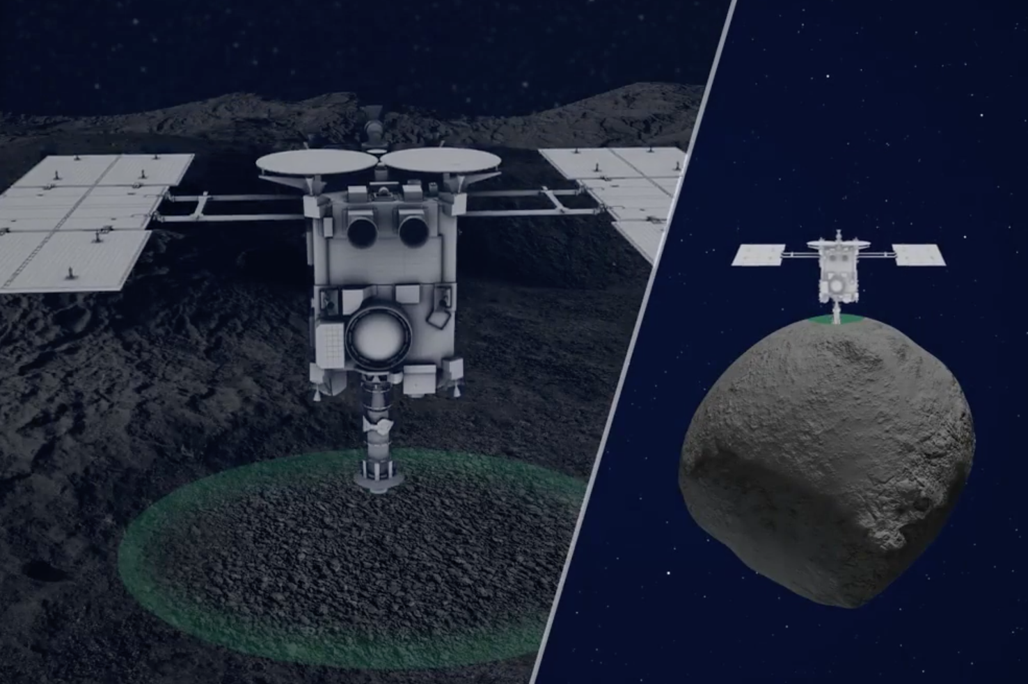 Ryugu es un asteroide cercano a la Tierra que completa una órbita alrededor del sol cada 16 meses