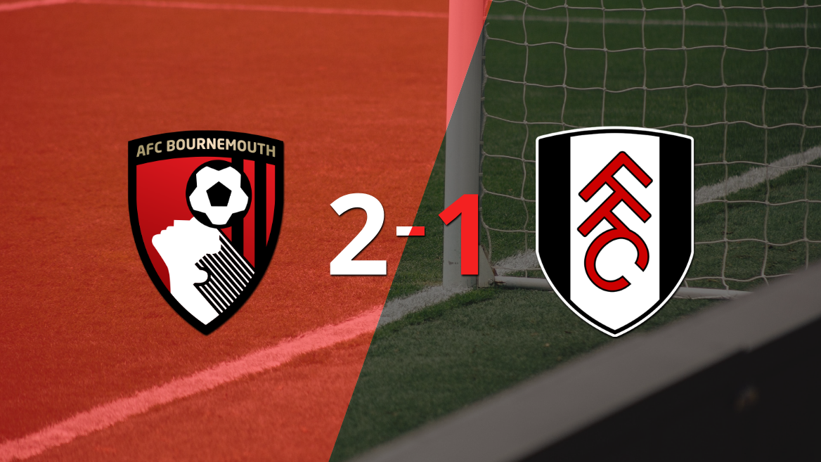 Bournemouth derrotó 2-1 en casa a Fulham