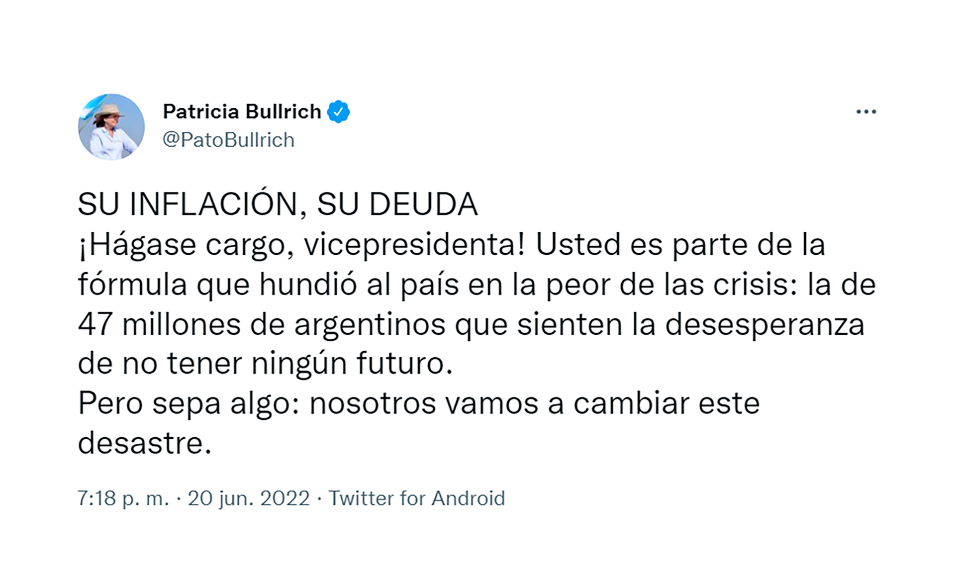 La crítica de Bullrich