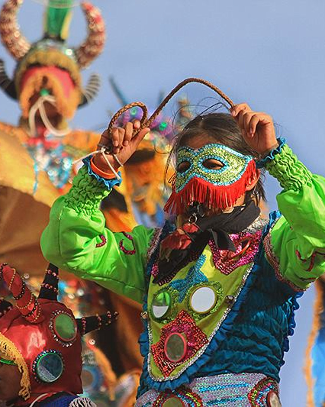 En Humahuaca se despliega uno de los carnavales más coloridos y de raíces ancestrales. En esa ciudad se concentra la fiesta y la alegría de todas las comunidades de la Quebrada (@gustavo_nelles)