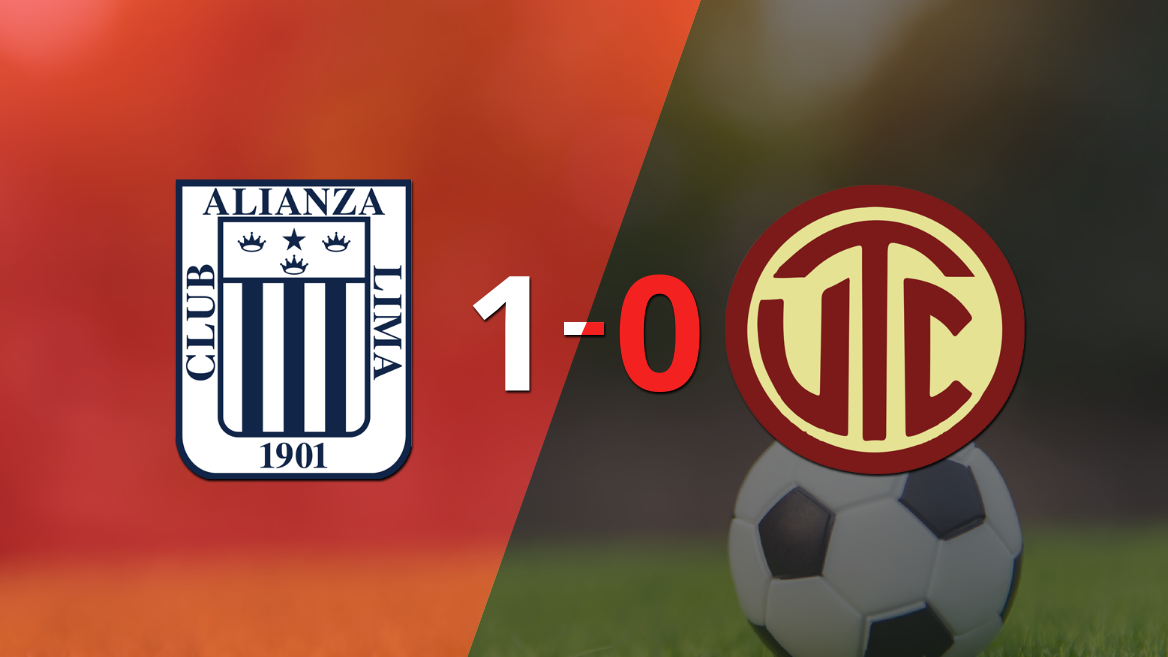 A Alianza Lima le alcanzó con un gol para derrotar a UTC en el Coloso Victoriano