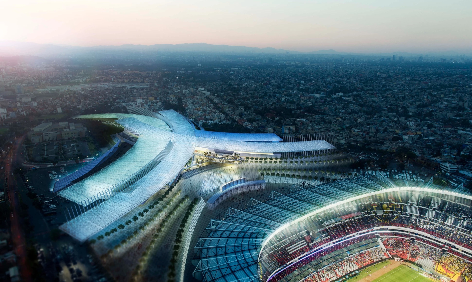 Al interior del proyecto Conjunto Estadio Azteca: cómo es la polémica remodelación rumbo al Mundial de 2026 (Foto: Diseño Conjunto Estadio Azteca)